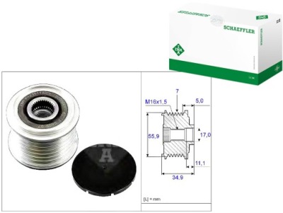 Генератор - сцепление односторонний schaeffler ina 535 0083 10 фото №1