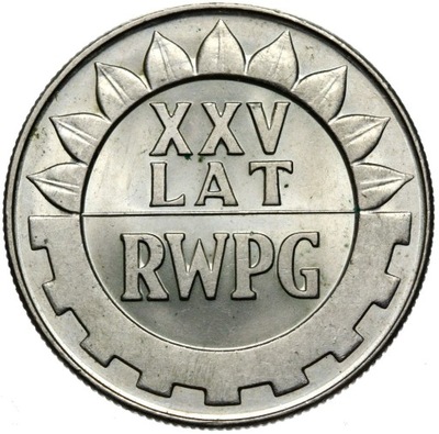 Polska PRL - 20 Złotych 1974 - XXV LAT RWPG