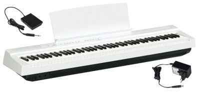 YAMAHA P125 WH PIANINO CYFROWE STAGE PIANO BIAŁE 88 KLAWISZY WAŻONA