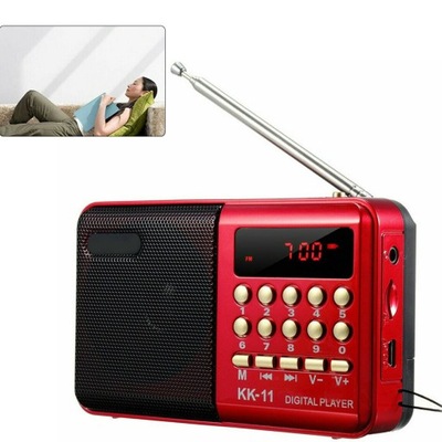 FM Radio KIESZONKOWE RADIO PRZENOŚNE SD TF FM