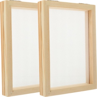 WOOD ART PICTURE FRAME MATERIAL PACKAGE PAPER MAKING KIT FRAME