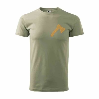 Koszulka męska Togo khaki, toporek O, XL