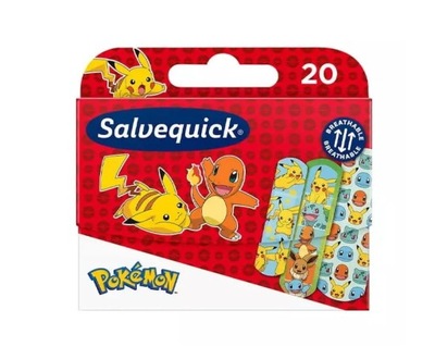 SALVEQUICK Plastry dla dzieci POKEMON