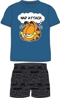Piżama chłopięca Garfield niebieska 140
