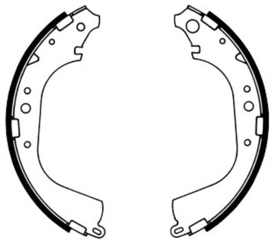 Abe c02039abe набор колодка тормозных фото №1