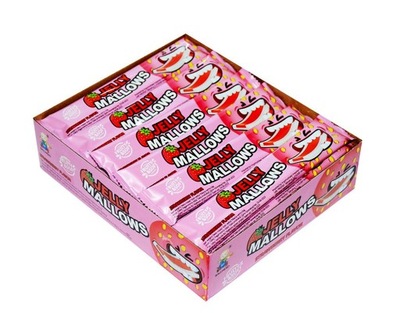 Jelly Mallows Strawberry Truskawka Pianki Żelki 30szt x 16g