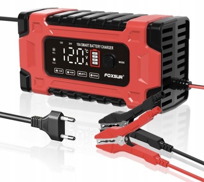 AUTÓMATA RECTIFICADOR DISPOSITIVO DE CARGA BATERÍA 12V 24V 10A  