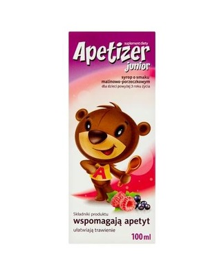APETIZER Syrop smak malinowo porzeczkowy 100 ml