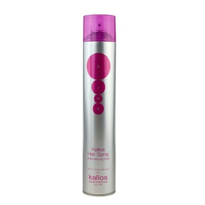 KALLOS HAIR SPRAY SUPER MOCNY LAKIER DO WŁOSÓW 750ML