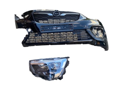 Opel combo e бампер решітка радіатора хром решітка перед 9816774280 оригінал фото №1