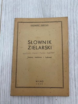 GIERYNG SŁOWNIK ZIELARSKI 1938