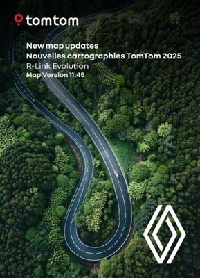 Karta SD aktualizacja map Europy 11.45 R-LINK TomTom 2025 RENAULT OE ASO