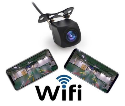 INALÁMBRICO CÁMARA RETROVISOR WIFI ANDROID IOS HD  