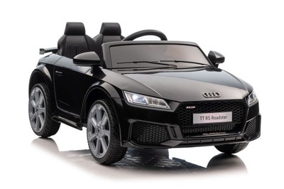 AUTO SAMOCHÓD POJAZD NA AKUMULATOR AUDI TT RS CZARNE LED USB MP3 + PILOT