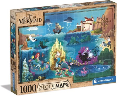 PUZZLE 1000 DISNEY MAŁA SYRENKA