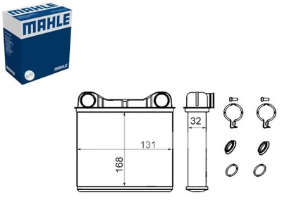 ŠILDYTUVAS MERCEDES GL X164 R W251 V251 3.0-6.2 08.05-12.14 MAHLE 