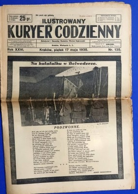 Ilustrowany Kuryer Codzienny 17 maja 1935 - Na katafalku w Belwederze