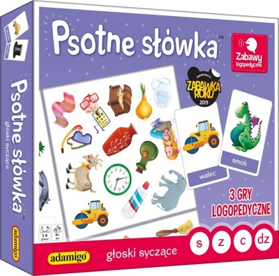 PSOTNE SŁÓWKA GŁOSKI SYCZĄCE S Z C DZ – 3 GRY LOGOPEDYCZNE Wymowa Logopedia