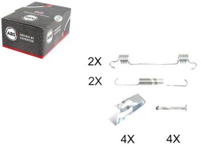 Пружины do колодка ham. mercedes w163 98-05 a.b.s фото №1