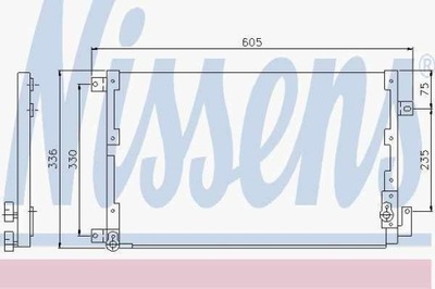 RADIATOR AIR CONDITIONER ALFA ROMEO  