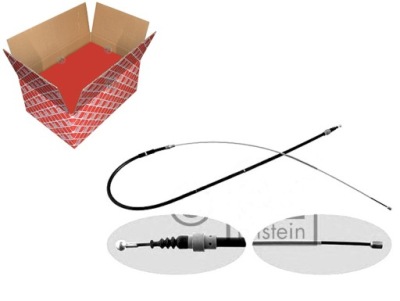 Трос гальма ручного skoda задня roomster 06-15 le фото №1