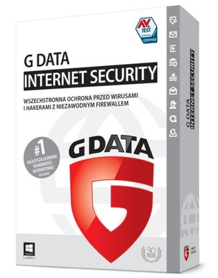 Antywirus G Data Internet Security 1PC 3 LATA