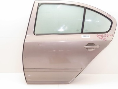 Дверь левый задняя skoda octavia ii fl 08-13r # фото №1