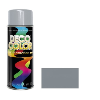 Lakier DECO COLOR 400ml szary połysk RAL 7001