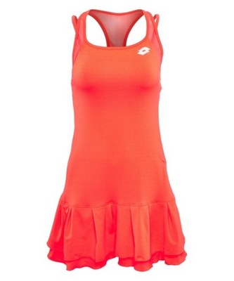 SUKIENKA LOTTO TENNIS TECH DRESS WOMEN CORAL M