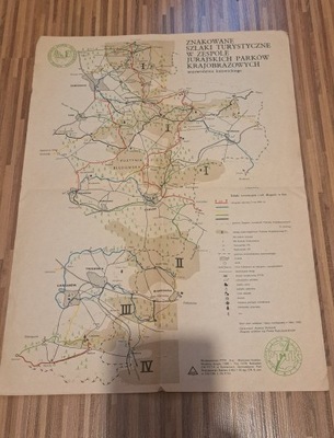 Znakowane szlaki Turystyczne w Zespole Jurajskich Parków PTTK 1985