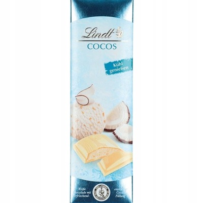 Lindt Czekolada Cocos 100g z Niemiec