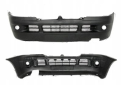Fiat ducato lift 2002-2006 бампер передний перед фото №1