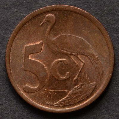 Republika Południowej Afryki - 5 centów 2001