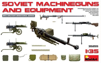 Soviet Machineguns And Equipment 1:35 MiniArt 35255