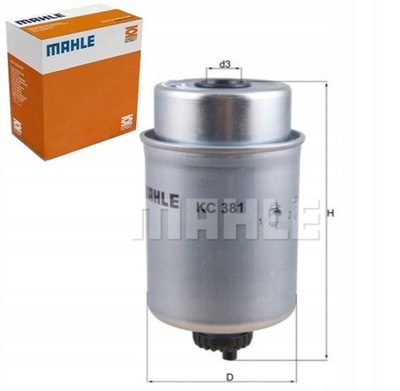 Фільтр пального knecht do john deere 7010 7610 фото №1