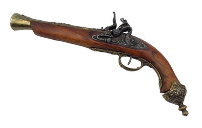 pistolet skałkowy replika dekoracja PRL