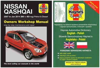 NISSAN QASHQAI (2007-2014) MANUAL REPARACIÓN HAYNES +GRATIS 24H  