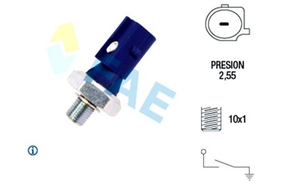 FAE SENSOR DE PRESIÓN ACEITES AUDI A3 A4 ALLROAD B8 A4 B8 A5 A6 C7 A8  