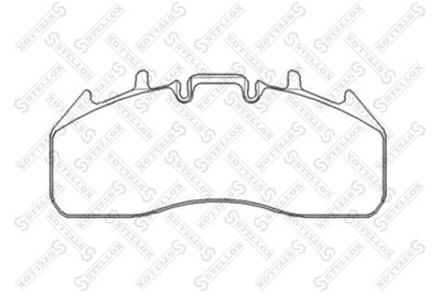 Тормозные колодки тормозные 29174 rvi magnum premium, volvo fm fh13 фото №1