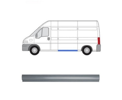 Поріг peugeot boxer 230 94- 2092001 лівий новий фото №1