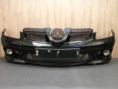 Mercedes slk r171 бампер перед передний kompletny решётка радиатора amg 197u фото №1