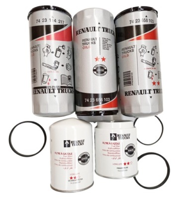 Комплект фильтров renault t euro 6 7423880701 фото №1