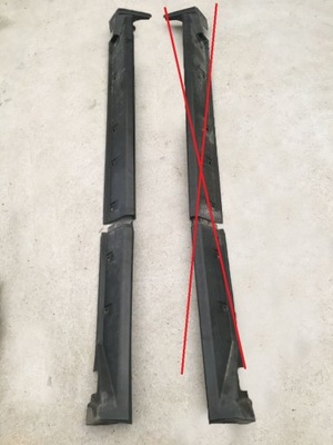 Jeep compass 06-16 молдинг поріг ліва фото №1