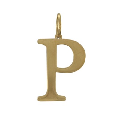 Złota zawieszka wisiorek litera P pr. 585