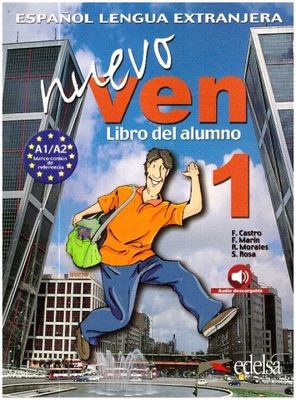 Nuevo ven 1 A1/A2 Podręcznik + Audio descargable Libro del alumno Espanol