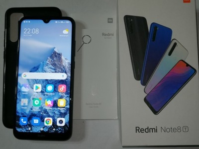 Xiaomi Redmi Note 8T 4GB/64GB 100% sprawny Android 11 zestaw -ideał