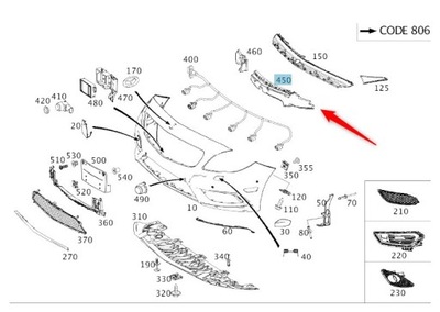 Пена абсорбер бампера перед mercedes cla amg фото №1