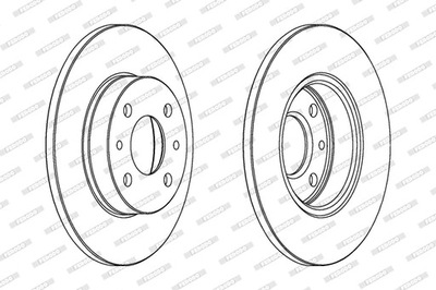 DISKAI STABDŽIŲ PRIEK. FERODO DDF140 