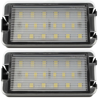 Seat leon toledo ibiza ліхтарі led реєстрації номерного знака реєстраційний фото №1