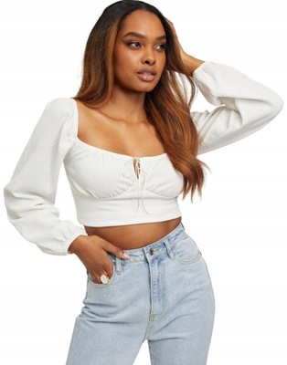 S72199 NELLY TREND__DDS BIAŁY CROP TOP__L